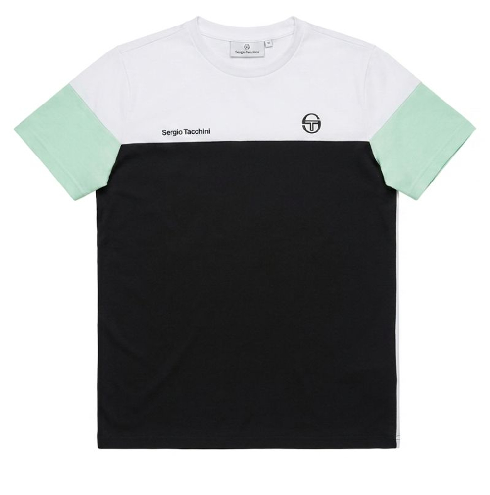 Теннисная футболка Sergio Tacchini Prave - white/beige