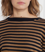 Хлопковый свитер Max Mara Leisure - коричневый(336605366)