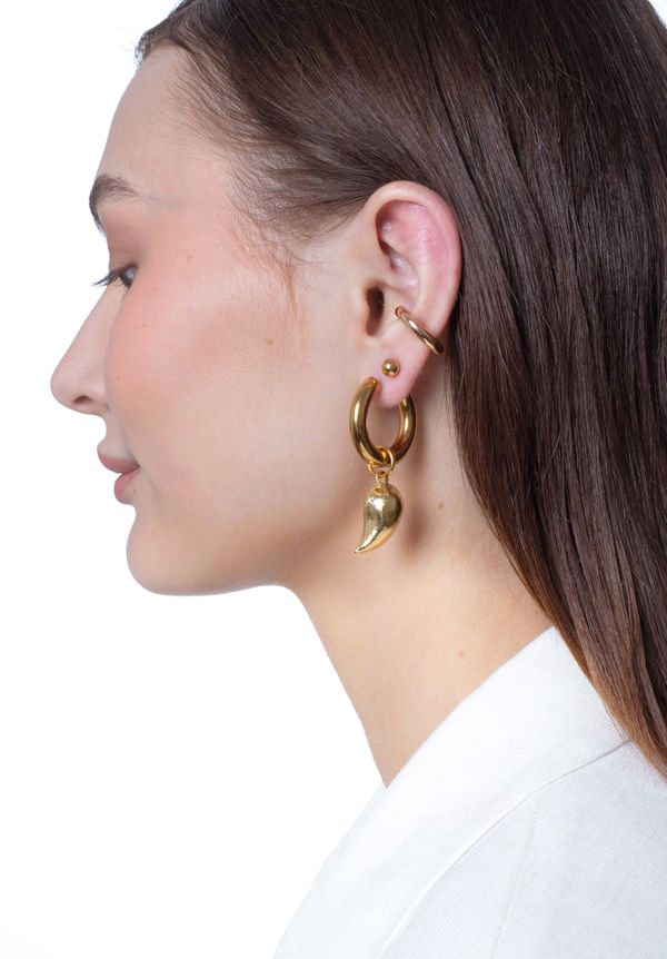 Подвеска Рог брашированая