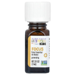Aura Cacia, Kids, смесь чистых эфирных масел, Focus, 7,4 мл (0,25 жидк. унц.)