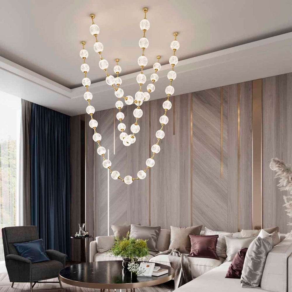 Подвесной светодиодный светильник Odeon Light Crystal 5008/192L