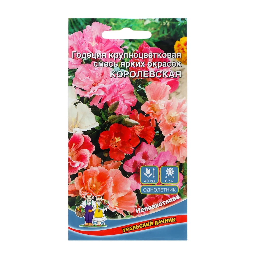 Семена Годеция крупноцветковая смесь Королевская (УД) Е/П