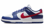 Кроссовки Nike Dunk Low "White And University Red" (Женская размерная сетка)