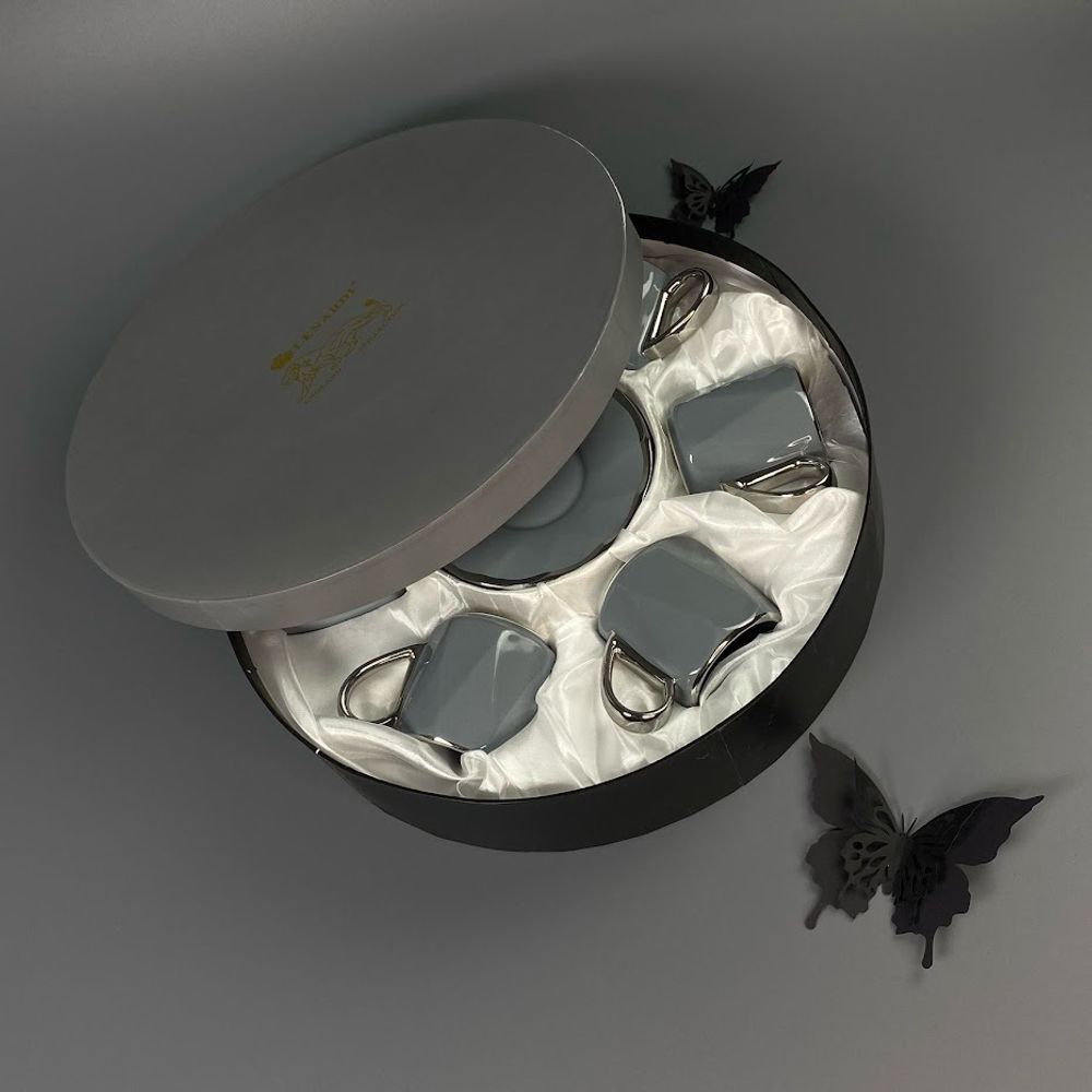 Lenardi 122-103 Кофейный набор 12пр. 130мл в под.уп.(х12)Фарфор