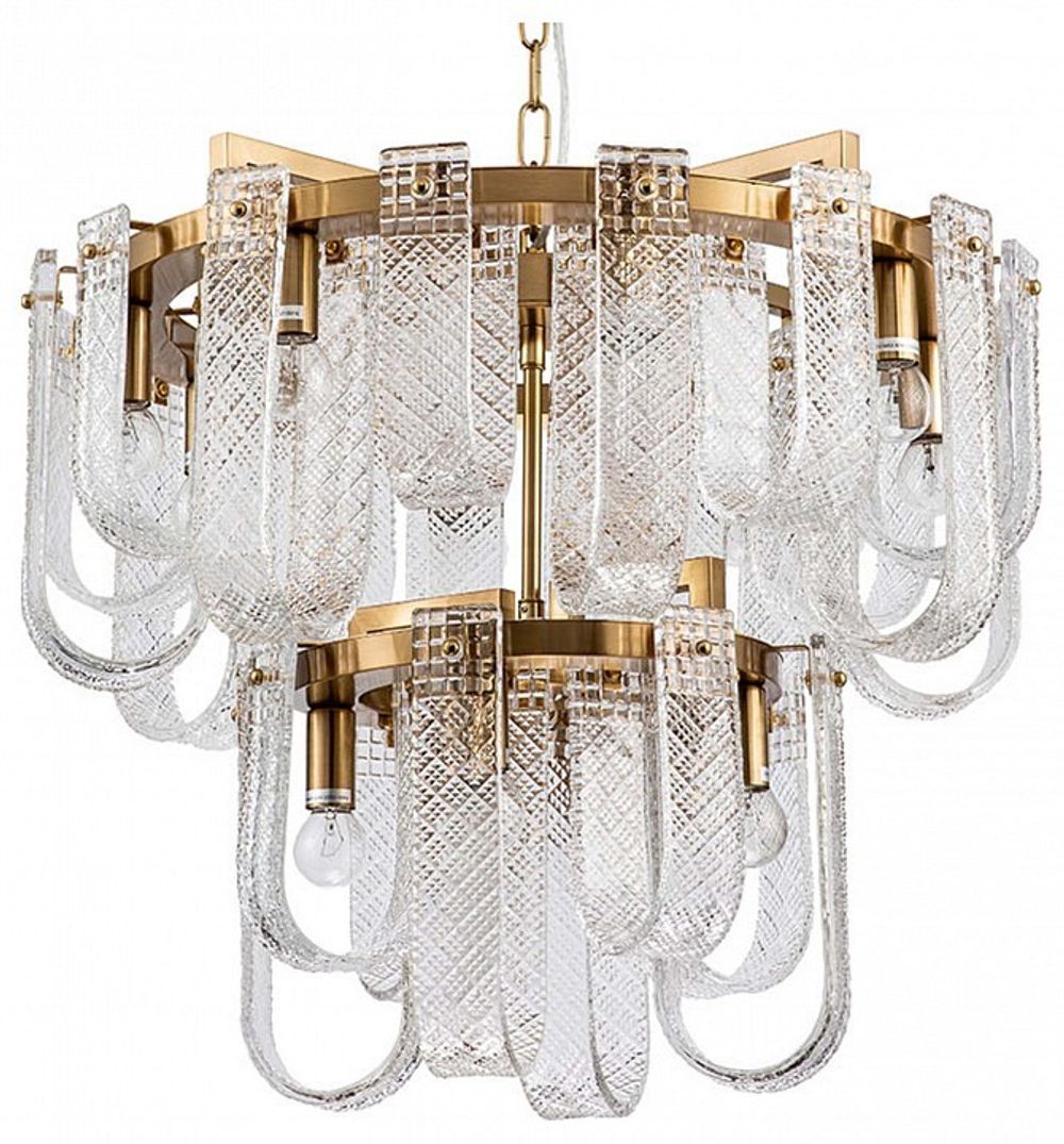 Подвесная люстра Indigo Brina 12027/12P Brass