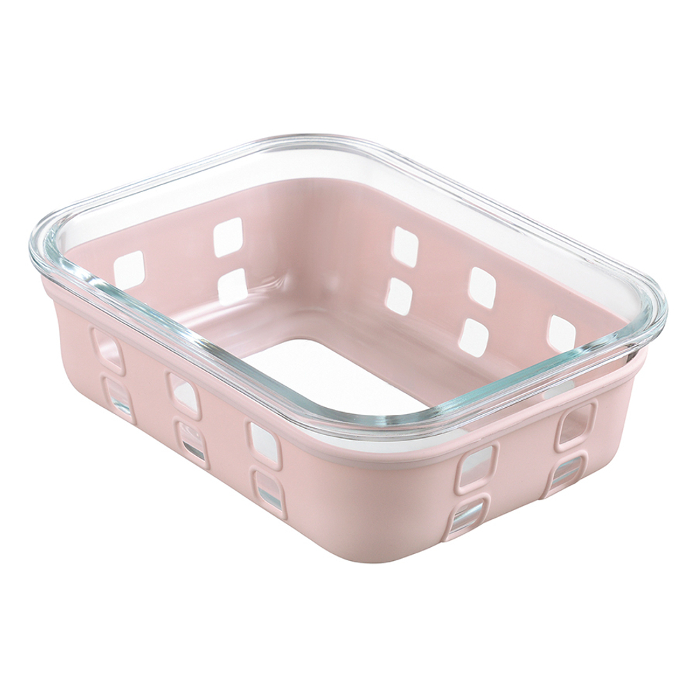 Контейнер для запекания и хранения продуктов 1.05л Smart Solutions розовый
