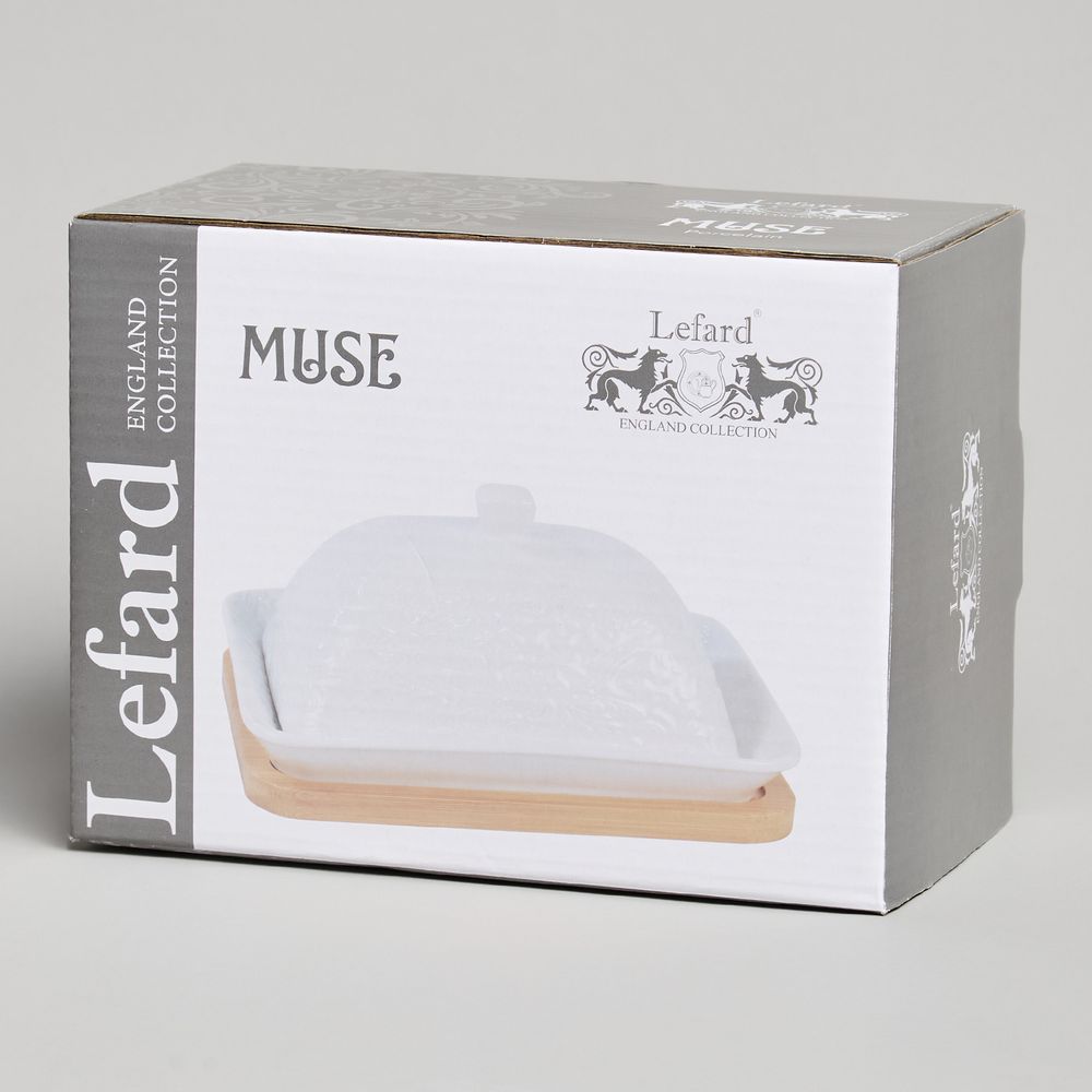 МАСЛЕНКА LEFARD "MUSE" НА ДЕР. ПОДСТАВКЕ 17*12,5*8 СМ