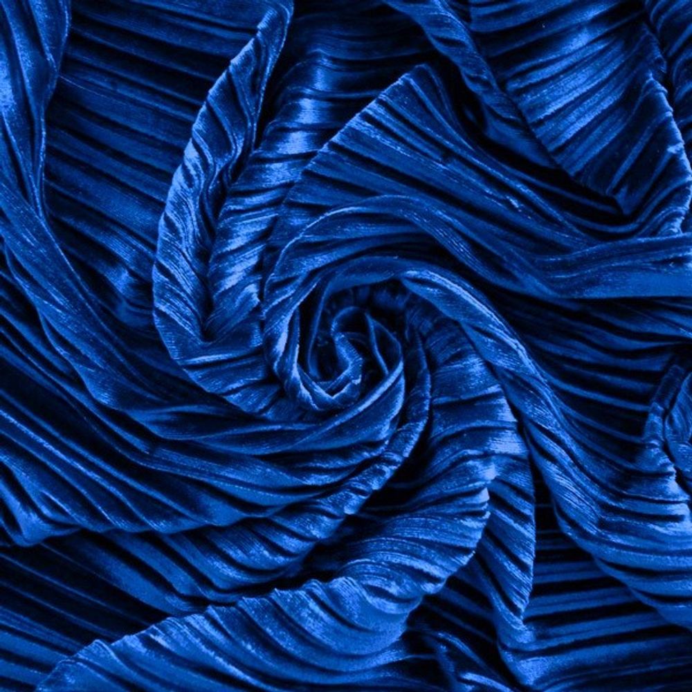 Бархат плиссе, 310 гр/м2, 100 % п/э, 165 см, сумерки