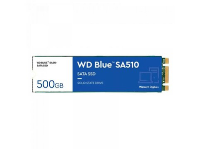 SSD накопитель Western Digital WD Blue 500ГБ, M.2 2280, SATA III, [WDS500G3B0B]