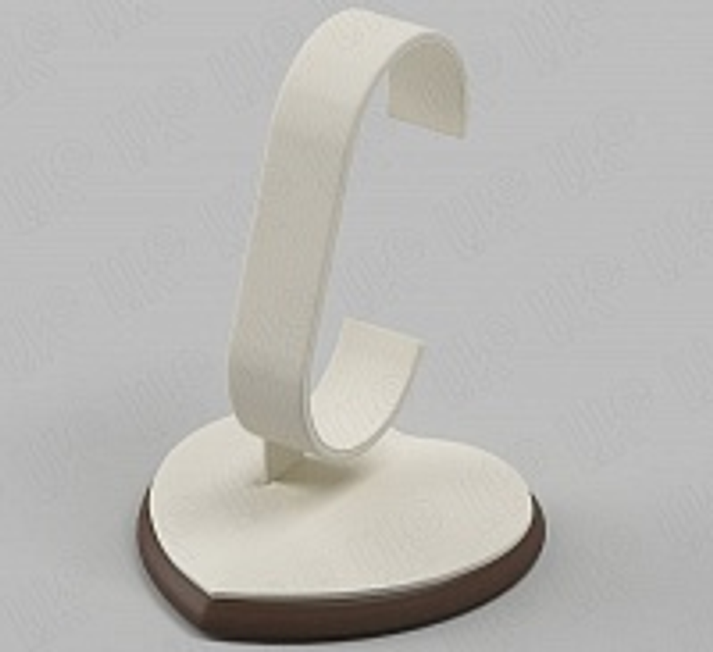 Подставка для часов/вертикальная скоба 20 мм./накладка/основание сердечко