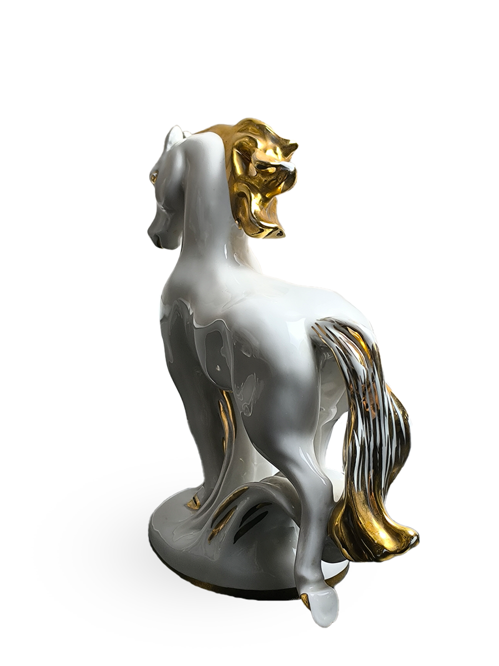 Фарфоровая статуэтка "Конь-огонь" ЛФЗ