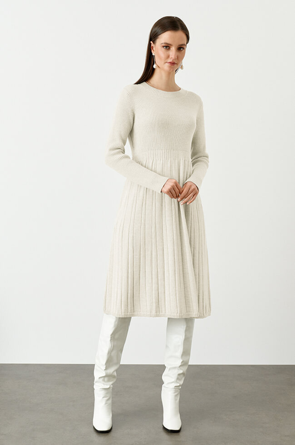 51420 Платье женское (молочный)