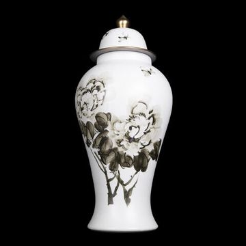 Декоративная ваза 10290V/L белый/серый Equilibrium LOFT IT