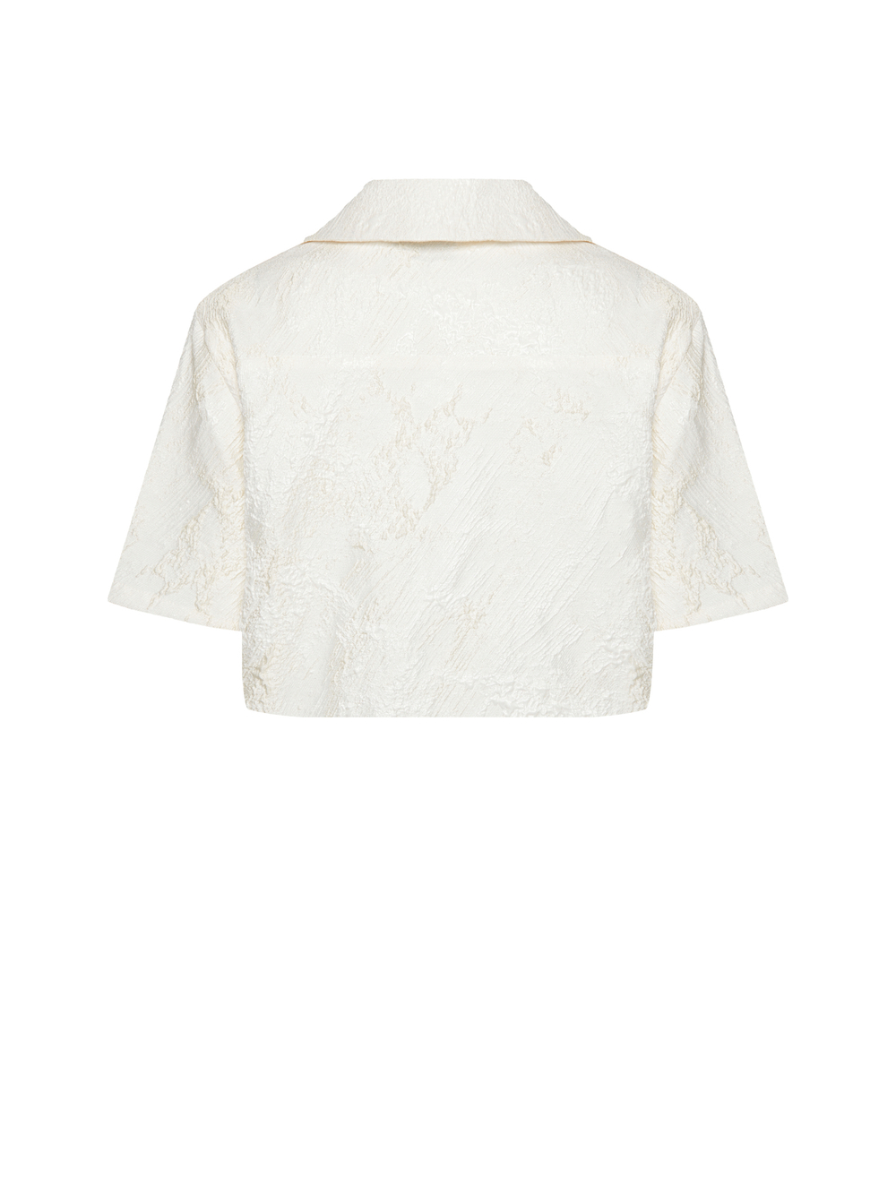 Popcorn cropped shirt
