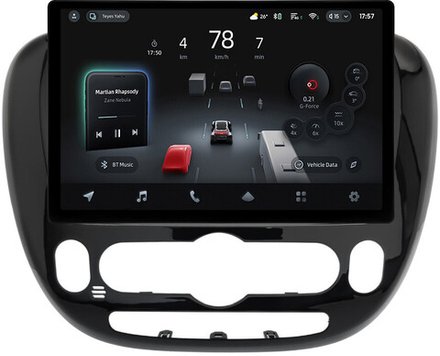 Магнитола для KIA Soul 2 2014-2019 (климат на штатном экране) - Teyes CC4-PRO монитор 13" 2K QLED на Android 13, Snapdragon 778G, 8+128, AI, CarPlay, DSP, 4G SIM-слот