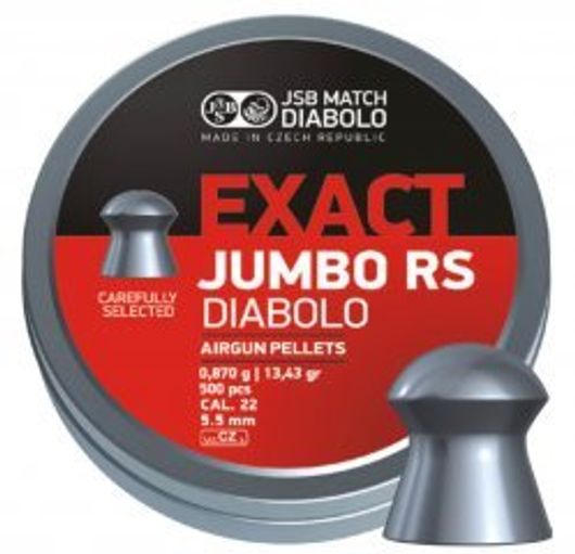 Пули JSB EXACT JUMBO RS DIABOLO 0,870 г 5,5 мм 500 шт
