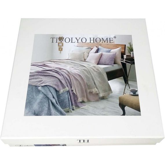 Покрывало пике  MARONE (в коробке) TIVOLYO HOME Турция