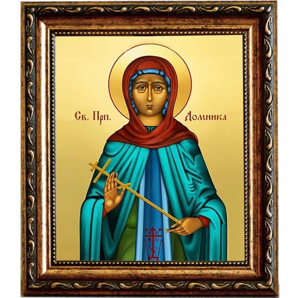 Купить икону Домника Константинопольская преподобная. Икона на холсте.
