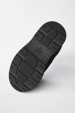 ZARA ВОДОНЕПРОНИЦАЕМЫЕ НЕЙЛОНОВЫЕ БОТИНКИ SKI COLLECTION, ЧЕРНЫЙ