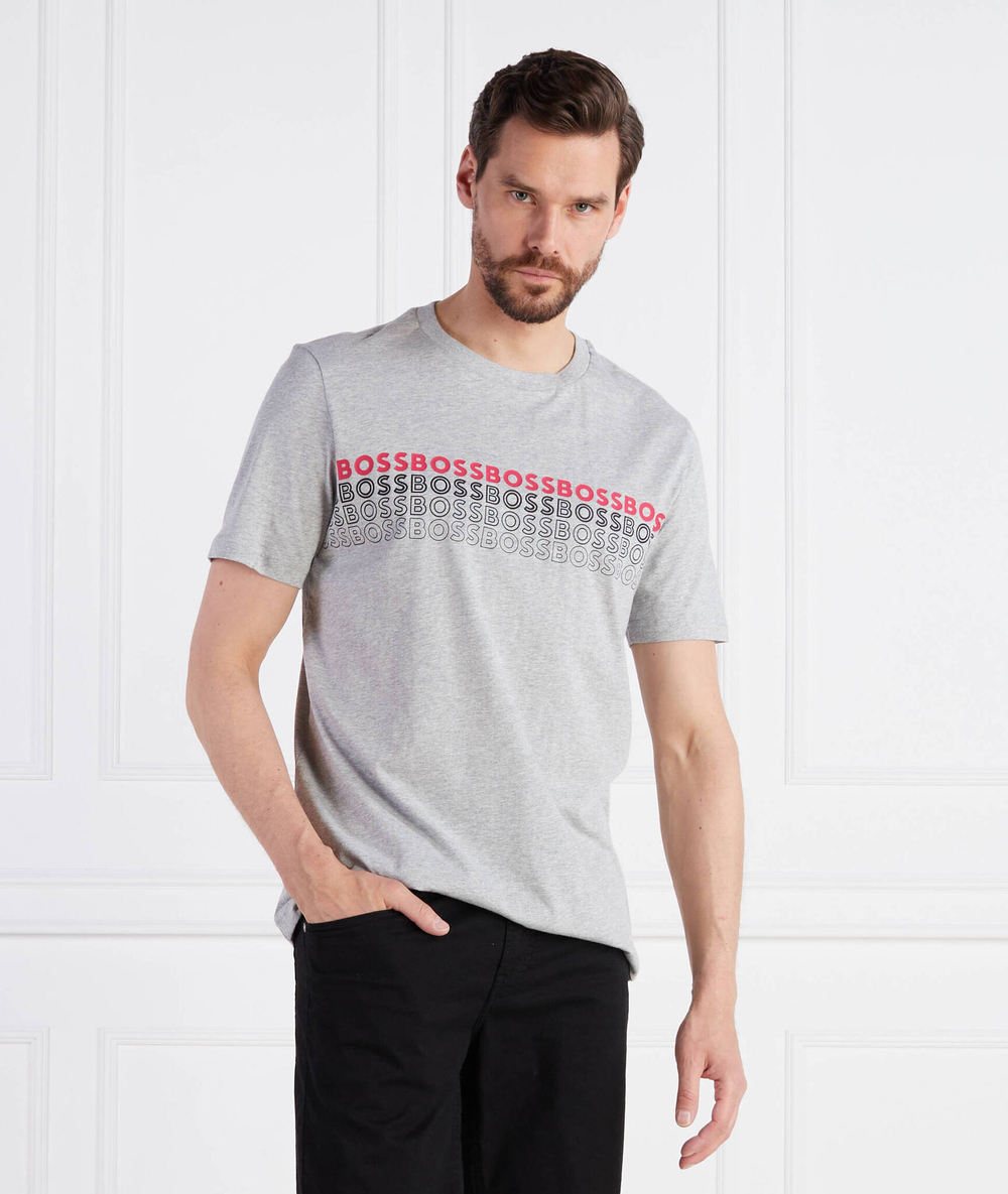 Футболка Tee 2 BOSS GREEN - серый(50488785)