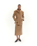 «Espresso foam» Парка с карманами на кулисе.