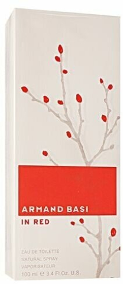 Armand Basi туалетная вода In Red, 100 мл, 100 г