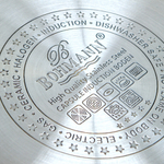 Кастрюля 6л нерж со стеклянной крышкой, 1028