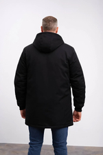 Полупальто мужское демисезонное "HN-6" черный