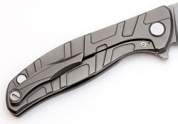 Нож Широгоров Флиппер 95 S90V S узор T подшипникифотография - 7