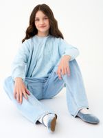 Кардиган для девочки AT1383 голубой