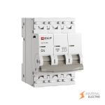 Автоматический выключатель 3P 4А (D) 6кА ВА 47-63N EKF PROxima
