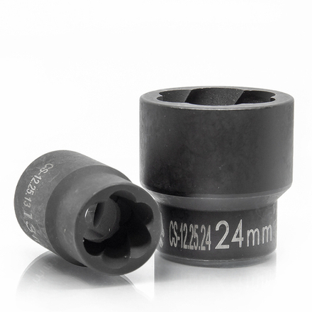 CS-12.25.21 короткая торцевая спиральная головка на 1/2', 21 мм