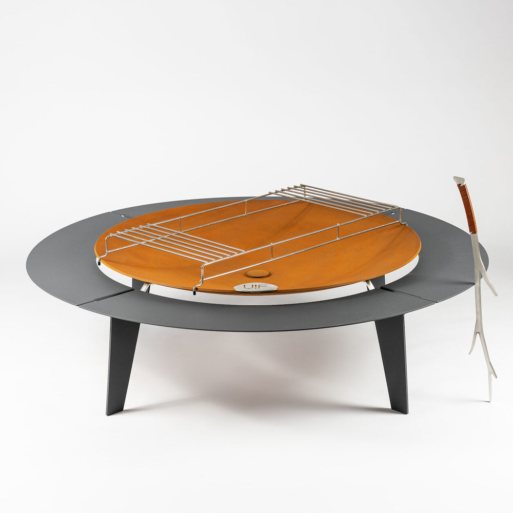 Чаша для костра UP!FLAME STEEL CUP UNIQ grey