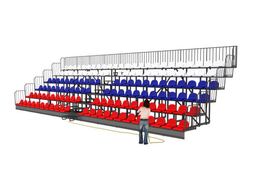 Трибуна телескопическая с электрическим приводом