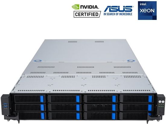 RS720-E11-RS12U Серверная платформа ASUS RS720-E11-RS12U 2U (2x Socket Intel 4677, C741, 32x DDR5 480MHz, 8 x 3.5'' SATA/SAS/NVMe HotSwap, 4 x 3.5'' SATA/SAS HotSwap, 2 x 2.5" NVMe HotSwap (opt. rear), 3 x PCI-E x16 or 6 x PCI-e x8, 2 x PCI-E x16 (FHHL+LP) 1 x OCP 3.0 PCI-E x16, 2x M.2 M-Key, Opt. 2 x 10GbE Intel X710-AT2 or 4 x 1GbE intel I350-AM4, AST2600, R2600W 1+1) P/N: 90SF01Z1-M00180 / 90SF01Z1-M00270