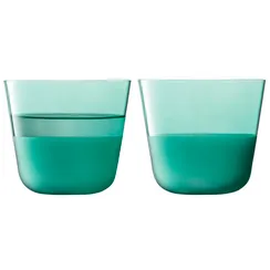 Набор стаканов arc contrast, 260 мл, бирюзовые, 2 шт.