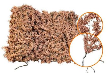 Маскировочная сеть Папоротник ТРАВА бежевый