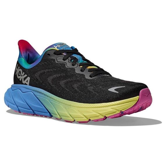 Hoka One One Running Shoe 'Black Blue Yellow'
