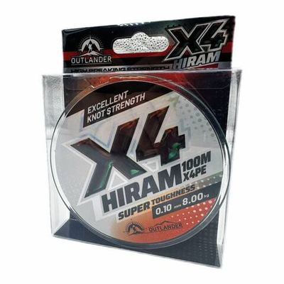 Плетенка HIRAM X4/ 100м - 0.14мм