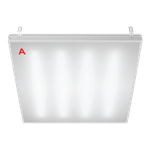 Светильник ГРИЛЬЯТО ДВО02-041 с БАП EM1 36Вт 6500К IP40 Матовый 4100лм 588х588х40мм WOLTA PRO