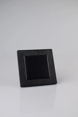 Выключатель одноклавишный черный