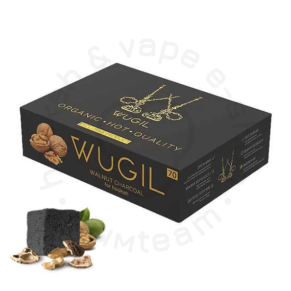 Уголь Wugil 25x25x25, 80 кус. 1кг