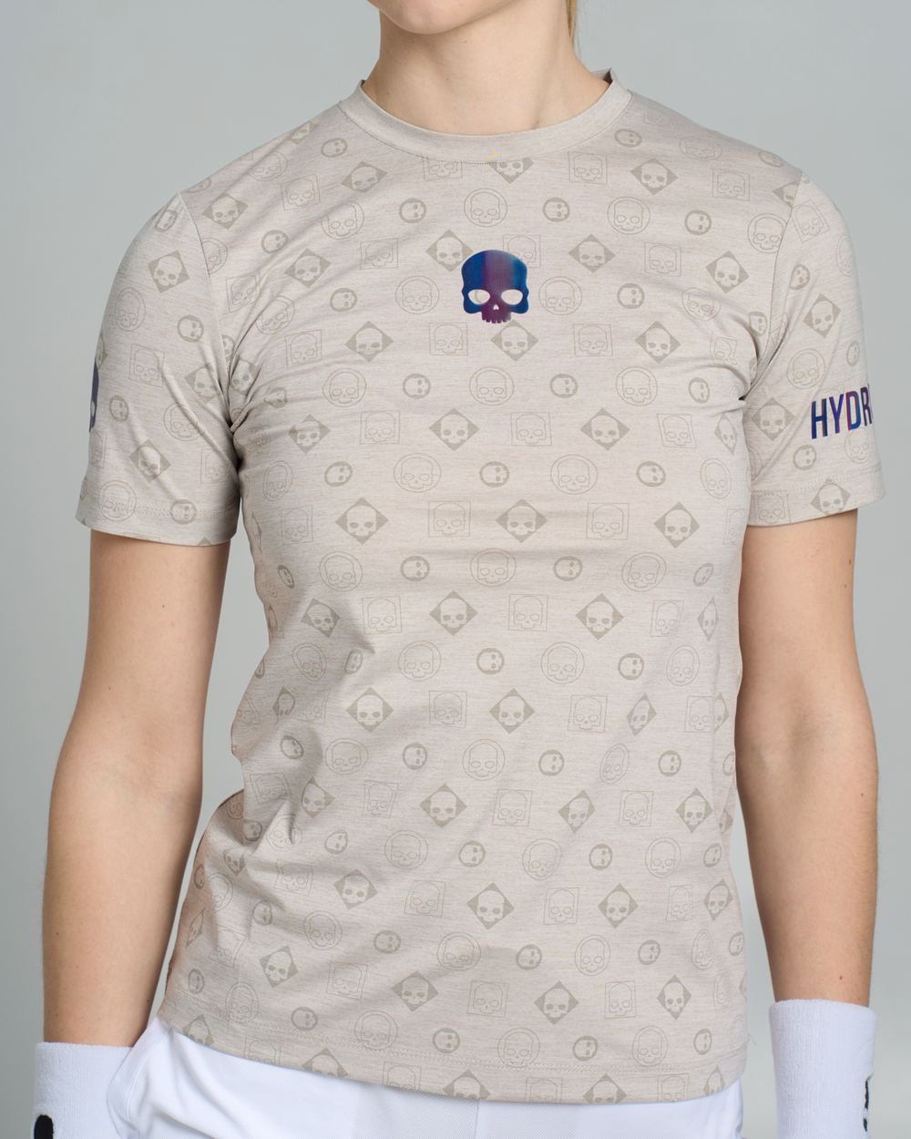 Женская футболка Hydrogen LOGO ALL OVER TECH T-SHIRT (D01006-472)