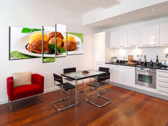 Модульная картина " Шарик мороженого "