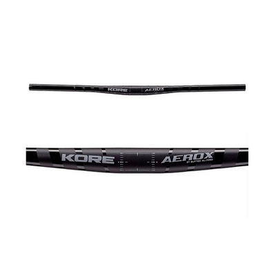 Руль алюм, ?31,8х38х680мм, красный, 2-тянутый 2,8/1,4мм AL6061. VLX лого