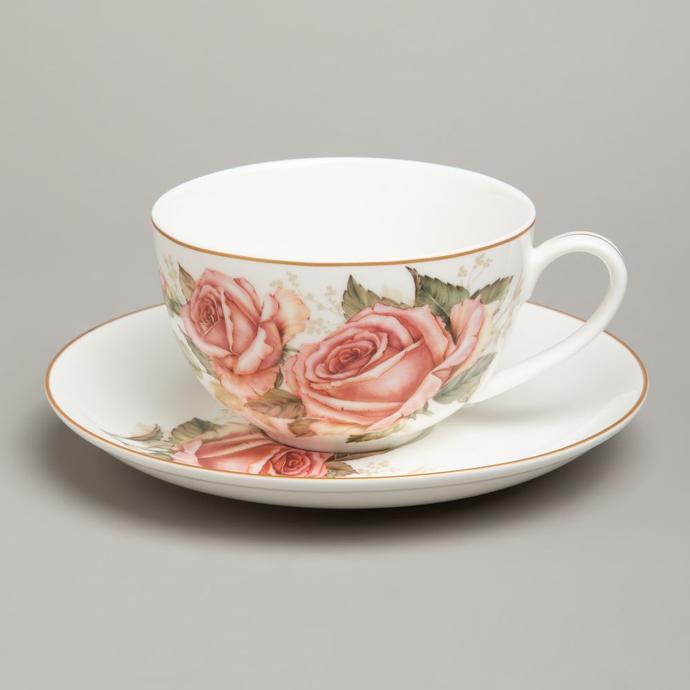 ЧАЙНЫЙ НАБОР LEFARD "КОРЕЙСКАЯ РОЗА" НА 2 ПЕР. 4 ПР. 300 МЛ (КОР=24НАБ.)