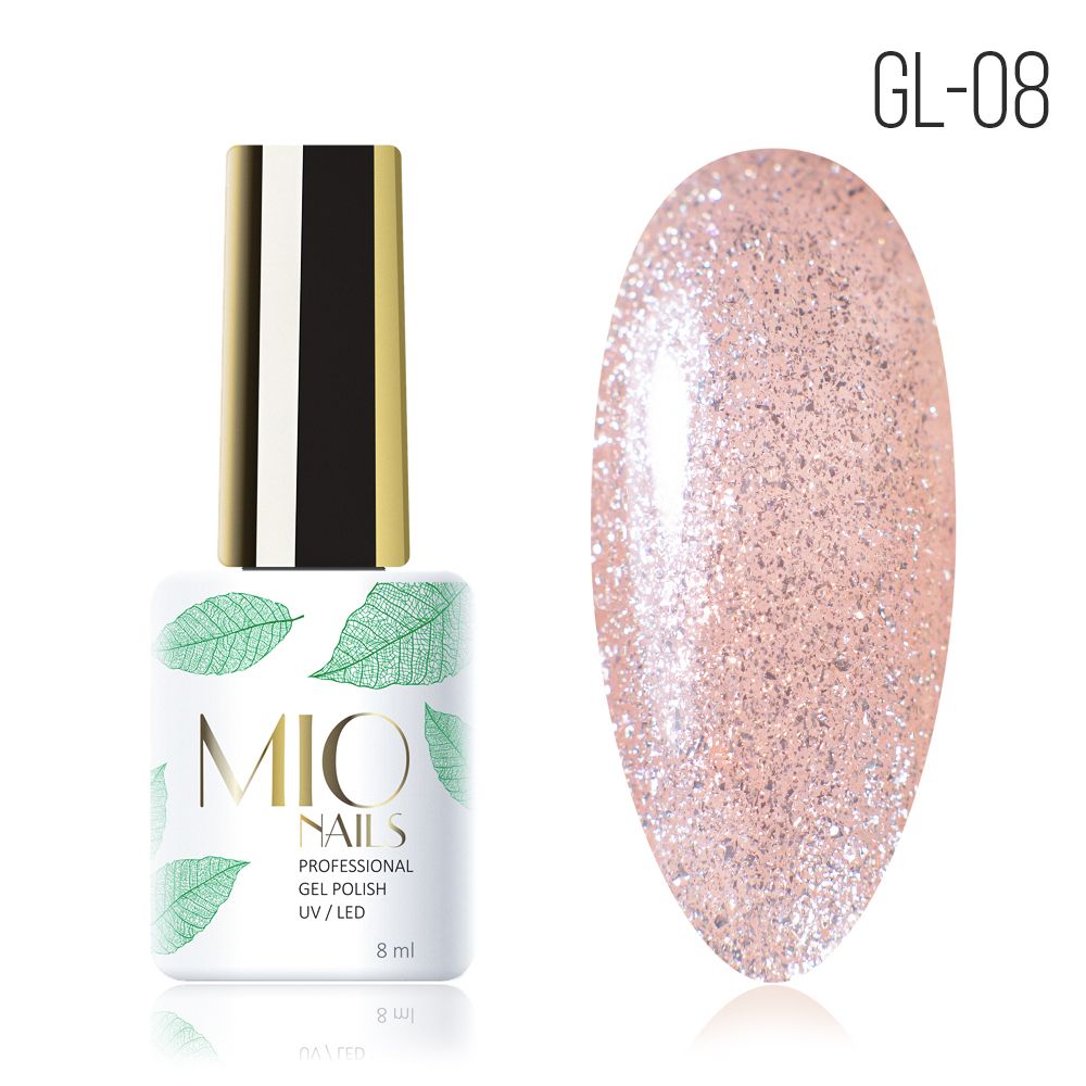 Mio Nails GL-08 Драгоценный камень, 8 мл