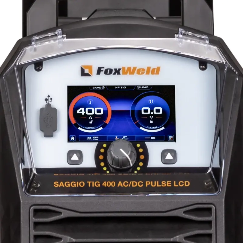 FoxWeld SAGGIO TIG 400 AC/DC PULSE LCD аппарат аргонодуговой сварки 9308