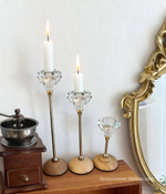 Подсвечники с формой бриллианта