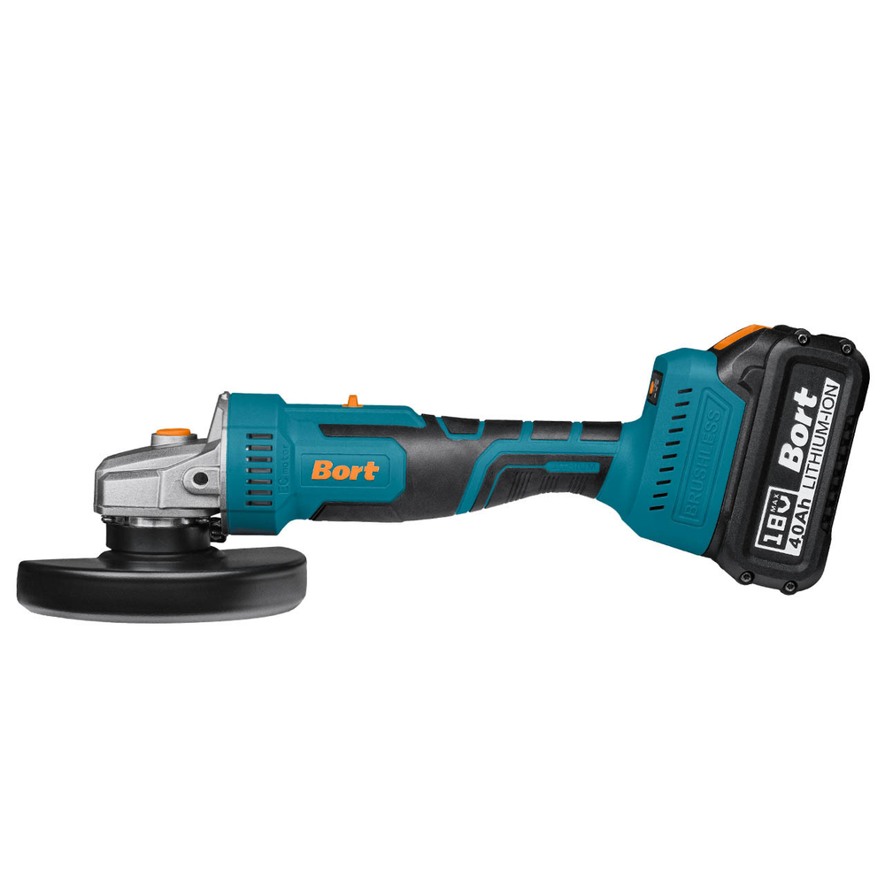 Машина шлифовальная угловая аккумуляторная BORT BWS-21Li (2х4,0 Ач + ЗУ)
